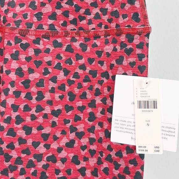 NWT Beyond Yoga Galentine’s High Waisted Heart Print Leggings - Picture 8 of 10